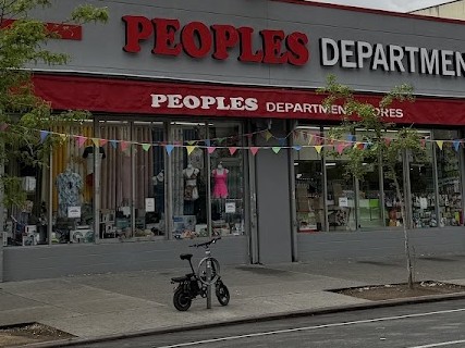 Peoples Department Stores storefront
